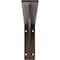 Ekena Millwork Embrey Steel Bracket, Hammered Brown 2"W x 20"D x 6 1/2"H BKTM02X20X06EBHBR - alternate 7